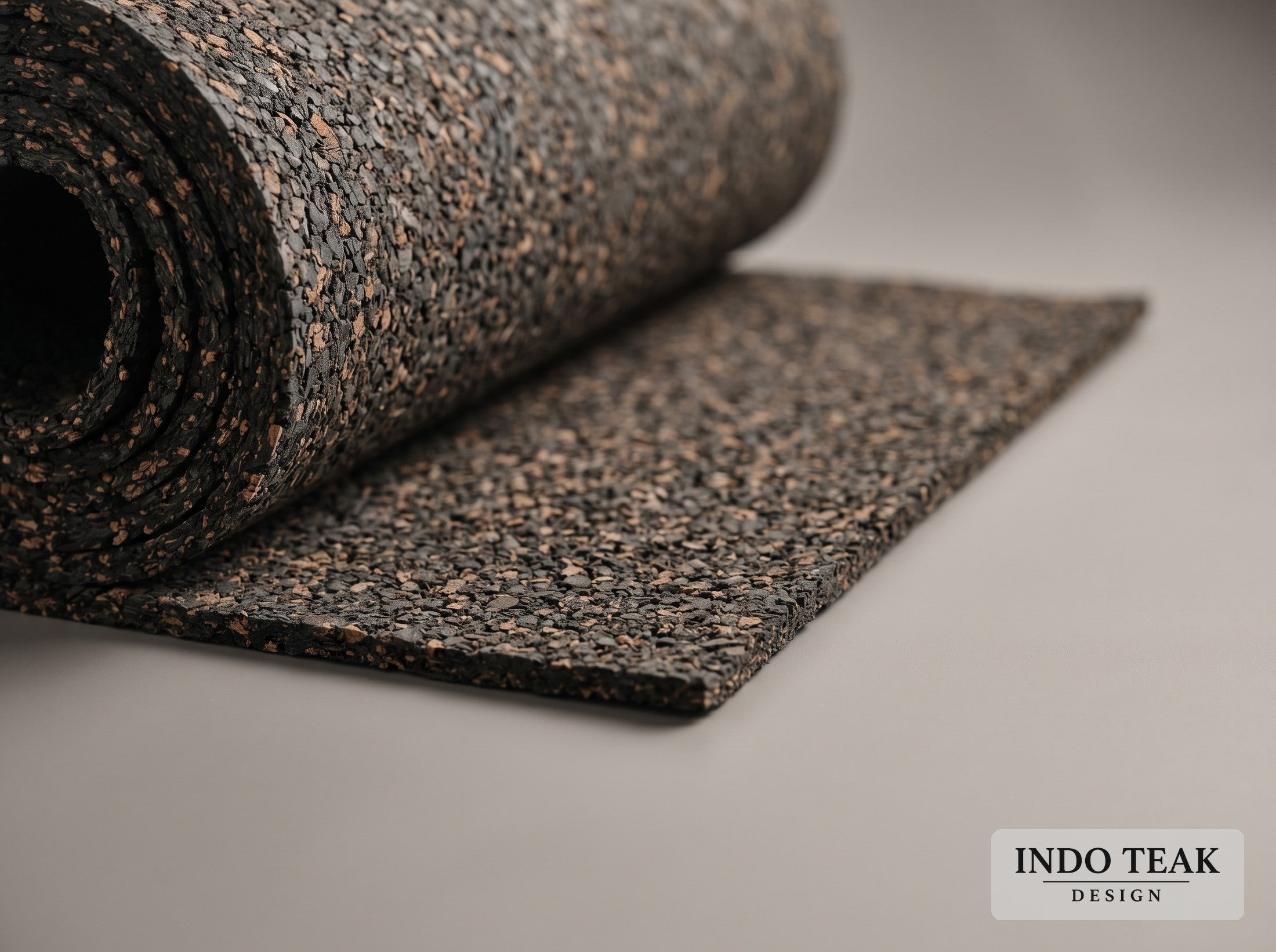 Silent-Step Acoustic Underlayment — 100 sq ft Roll — grain texture detail